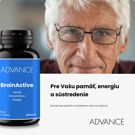 Advance BrainActive kapsuly na podporu pamäti a koncentrácie
