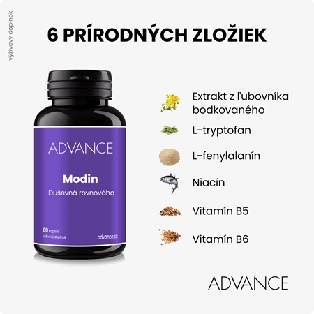 ADVANCE Modin kapsuly pre duševnú pohodu