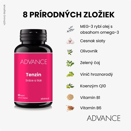 Advance Tenzin kapsuly pre zdravé srdce a cievy