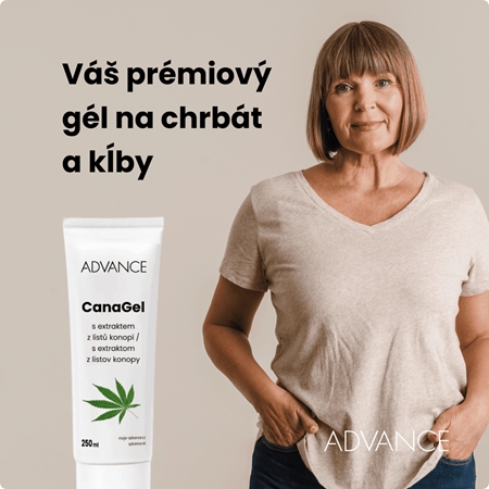 ADVANCE CanaGel chladivý gél na svaly a kĺby