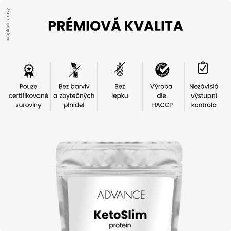 Advance KetoSlim proteinový koktejl prášek na hubnutí
