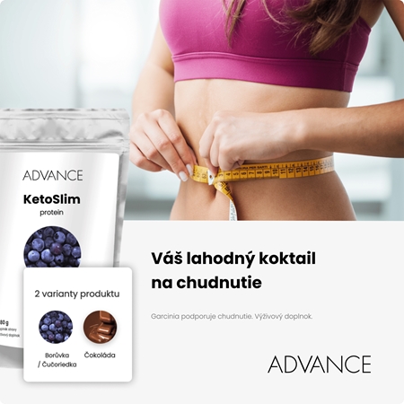 Advance KetoSlim proteínový kokteil prášok na chudnutie