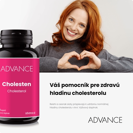 Advance Cholesten kapsuly na udržanie normálnej hladiny cholesterolu