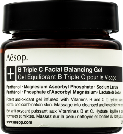 Aēsop B Triple C Facila Balancing Gel antioksidantni gel za obraz z vitamini