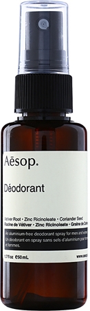 Aēsop déodorant en spray sans aluminium