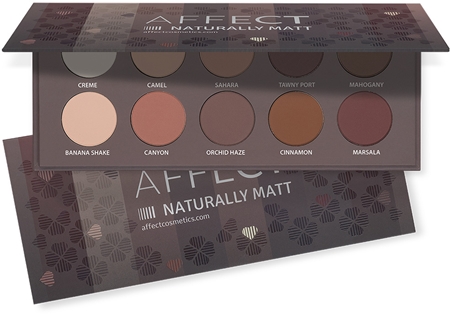 Affect Naturally Matt paleta senčil za oči
