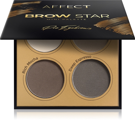 Affect Brow Star paletka pudrových stínů na obočí