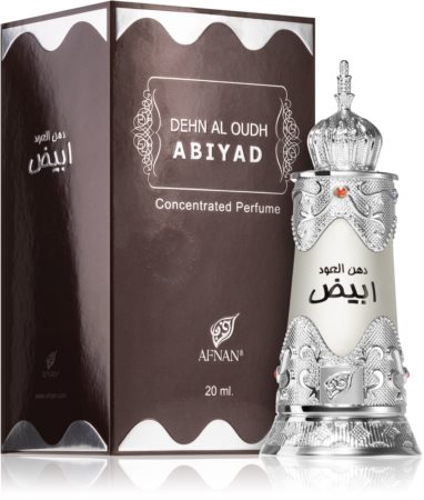 Afnan Dehn Al Oudh Abiyad parfumirano ulje uniseks