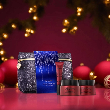 AHAVA Beyond Boundaries Apple-y Ever After coffret cadeau pour une protection anti-rides complète