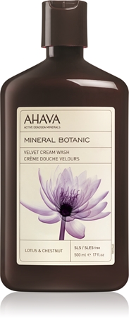 AHAVA Mineral Botanic Lotus & Chestnut кадифен душ крем