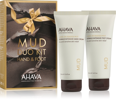 AHAVA Dead Sea Mud coffret cadeau (mains et pieds)