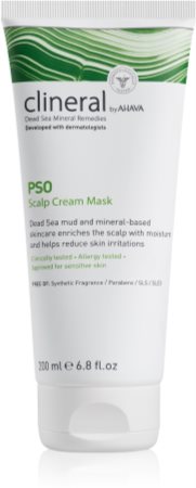 AHAVA Clineral PSO intenzív hidratáló maszk az irritált fejbőrre