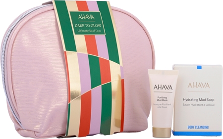 AHAVA Dare to Glow Ultimate Mud Duo Gift Set for body and face