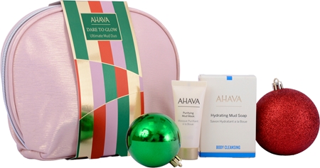 AHAVA Dare to Glow Ultimate Mud Duo Gift Set for body and face