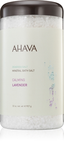 AHAVA Dead Sea Salt Calming Lavender Mineral Dead Sea Salt Bath