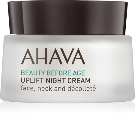 AHAVA Beauty Before Age crème de nuit liftante visage, cou et décolleté
