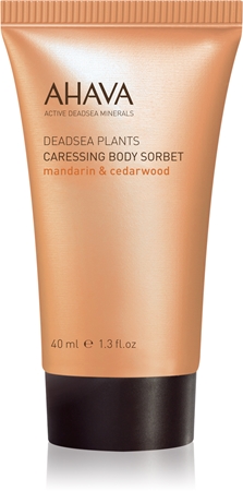 AHAVA Dead Sea Plants Mandarin & Cedarwood pečující tělový sorbet