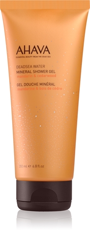 AHAVA Dead Sea Water Mandarin & Cedarwood gel de banho mineral