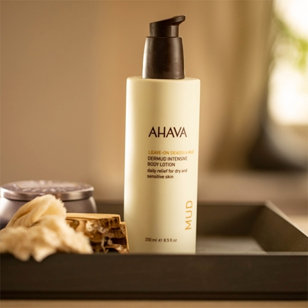 AHAVA Dead Sea Mud intenzivně hydratační tělové mléko s minerály z Mrtvého moře