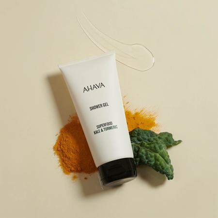 AHAVA Superfood Kale & Turmeric нежен душ гел