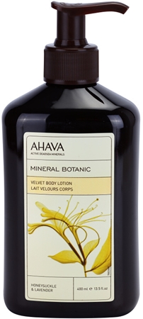 AHAVA Mineral Botanic Honeysuckle & Lavender sametové tělové mléko
