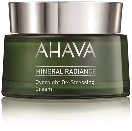 AHAVA Mineral Radiance stressiä lievittävä yövoide