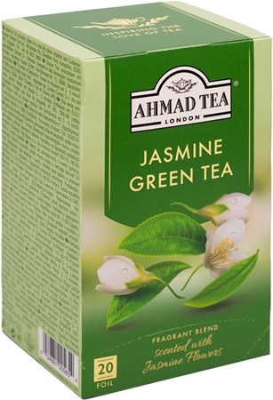 Ahmad Tea Jasmine Green Tea zelený čaj s květy jasmínu