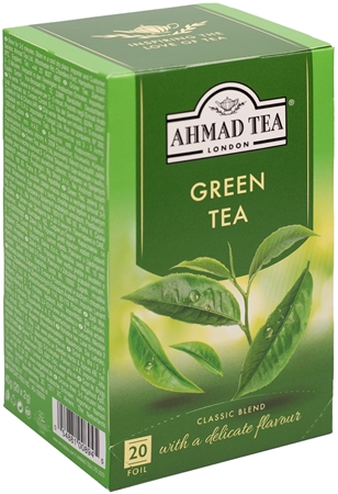 Ahmad Tea Green Tea zelený čaj v sáčku