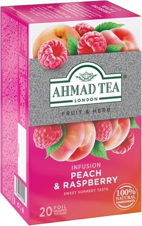 Ahmad Tea Peach & Raspberry ovocný čaj