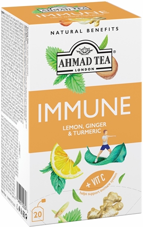 Ahmad Tea Immune zázvorový čaj pro posílení imunity