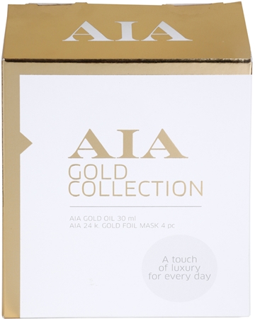 Brand Aia Cosmetics Gold Collection Cosmetic Set I.