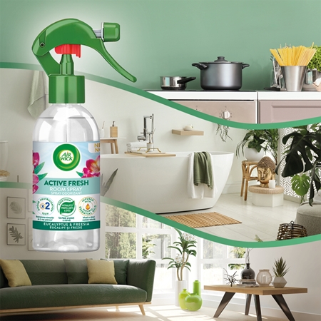 Air Wick Active Fresh Spray Eucalyptus & Freesia parfum d'ambiance