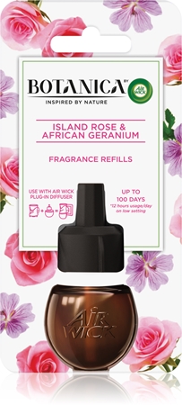 Air Wick Botanica Island Rose & African Geranium punjenje za električni difuzor s mirisom ruže