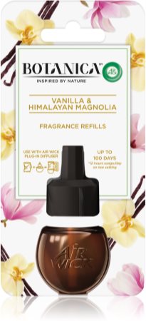 Air Wick Botanica Vanilla & Himalayan Magnolia reumplere în aroma difuzoarelor