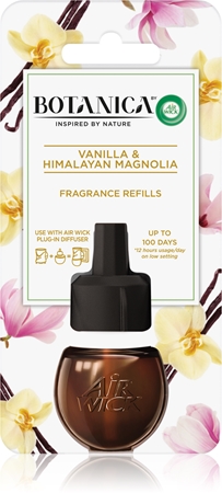 Air Wick Botanica Vanilla & Himalayan Magnolia smaržvielu difuzora rezerve