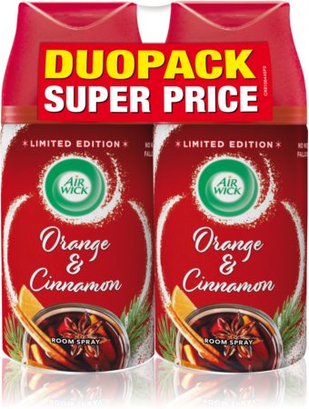 Air Wick Magic Winter Orange & Cinnamon luftfrisker Genopfyldning DUOPAKKE