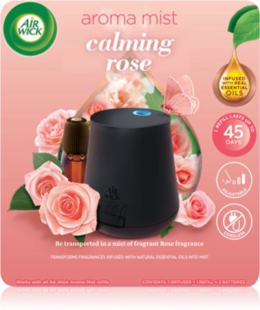 Air Wick Aroma Mist Calming Rose diffusore di aromi con ricarica + batteria