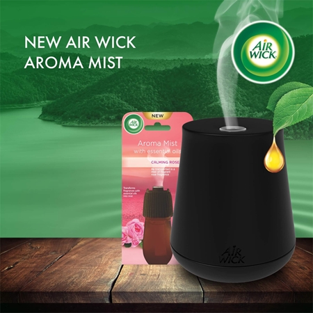 Air Wick Aroma Mist Calming Rose aroma difusor com recarga + pilhas