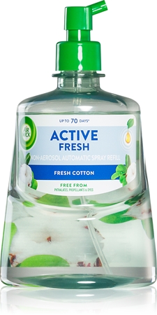 Air Wick Active Fresh Fresh Cotton osvežilec zraka nadomestno polnilo