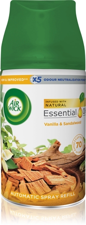 Air Wick Freshmatic Vanilla & Sandalwood osvěžovač vzduchu náhradní náplň