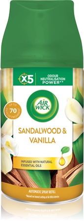 Air Wick Freshmatic Vanilla & Sandalwood air freshener refill