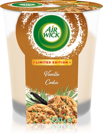 Air Wick Essential Oils Vanilla Cookie XXL Duftkerze