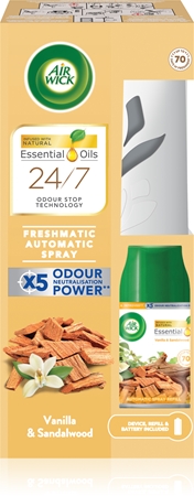 Air Wick Freshmatic Vanilla & Sandalwood osvěžovač vzduchu