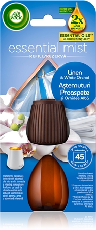 Air Wick Essential Oils Linen & White Orchid refill for aroma diffusers