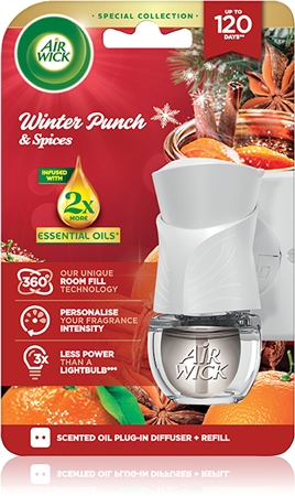 Air Wick Electric Winter Punch Winter Punch & Spices elektrischer lufterfrischer mit Nachfüllung