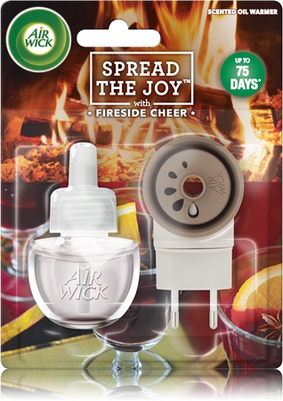 Air Wick Spread the Joy Fireside Cheer električni osvežilec zraka 19 ml s polnilom
