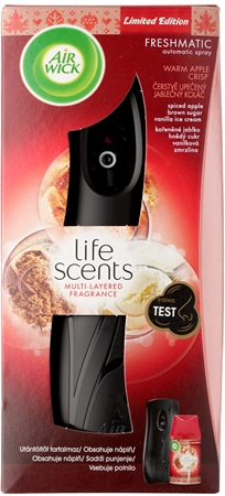 Air Wick Life Scents Warm Apple Crisp ambientador automático 250 ml com recarga