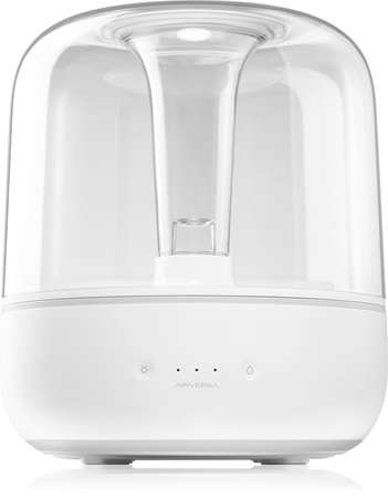 AIRVERSA AH1 ultrazvukový aroma difuzér a zvlhčovač vzduchu Crystal Clear