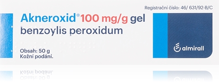Akneroxid Akneroxid 10 100 mg/g gel proti akné