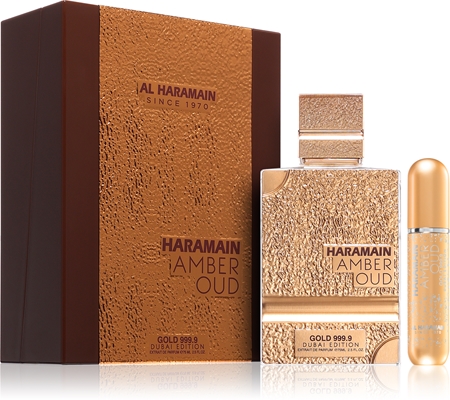 Al Haramain Amber Oud Gold 999.9 aromatizēts ekstrakts abiem dzimumiem